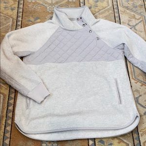 Abercrombie & Fitch Gray Fleece Pullover